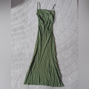 Faithfull the Brand Olive Green Maxi Dress